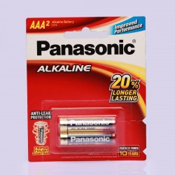 PANASONIC ALKALINE AAA. 2pack